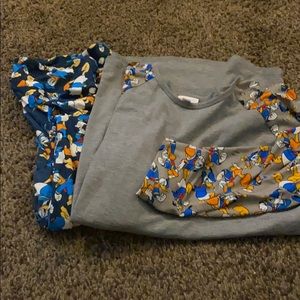 Lularoe Donald Duck TC leggings and XL randy